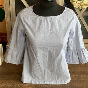 Madewell  Top  Blue/ White  size XS